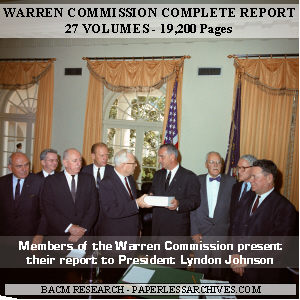 Kennedy Assassination Warren Commission Complete Report CD-ROM