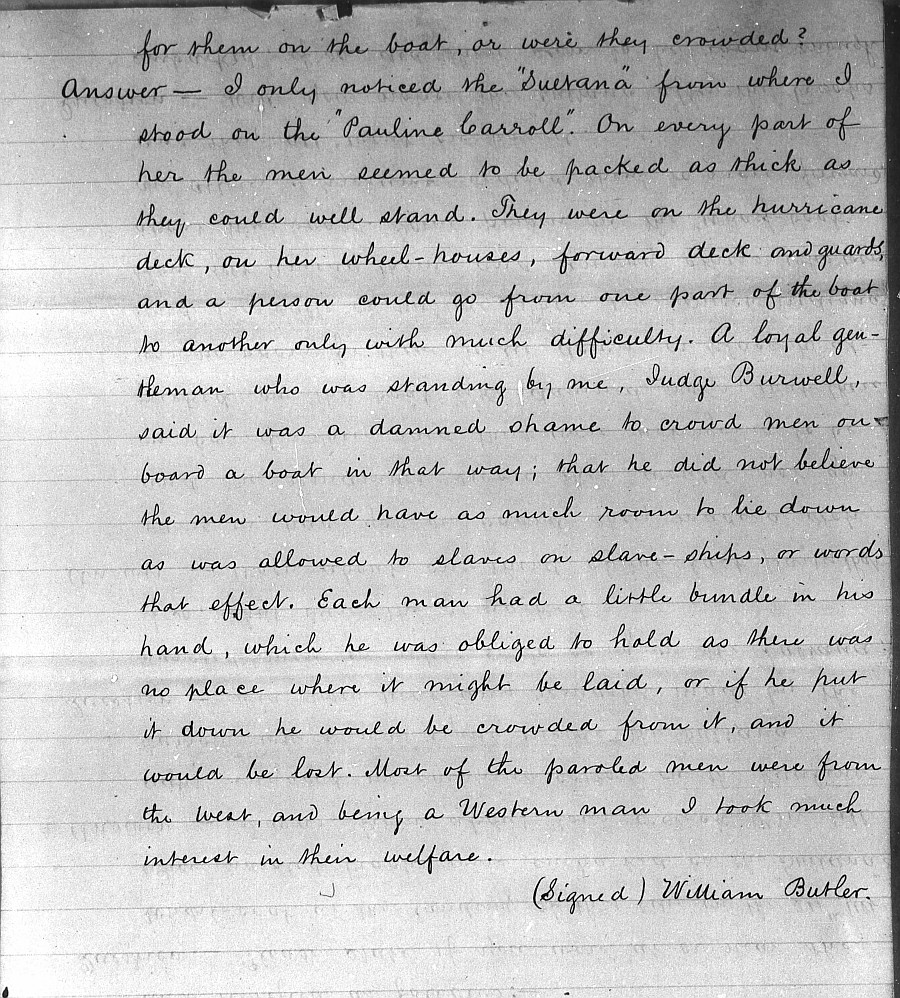 Testimony-of-William-Butler-a-cook-aboard-the-SS-Sultana-given-to- the-Washburn-Committee 2