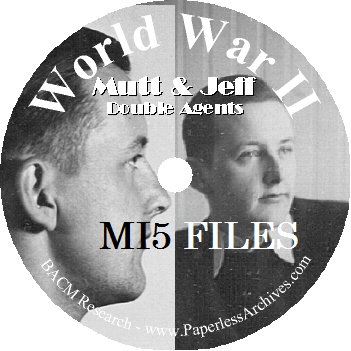 WWII Mutt & Jeff MI5 Files CD-ROM