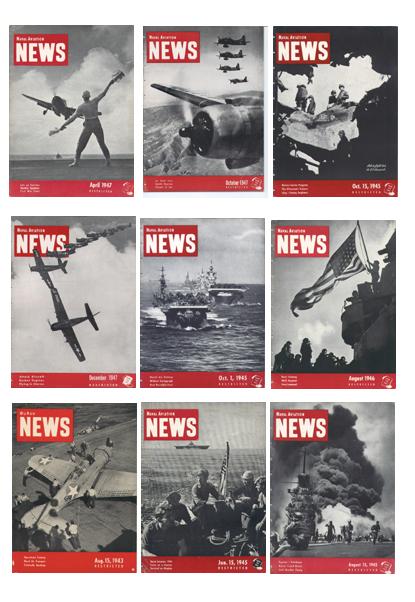 World War II Naval Aviation News Covers