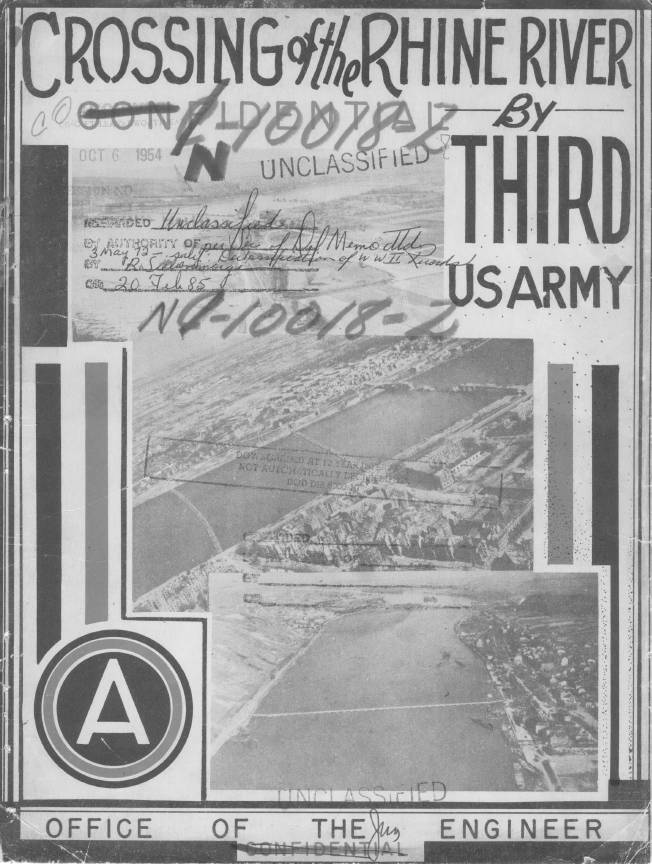 World War II Third Army Rhine Crossing Report