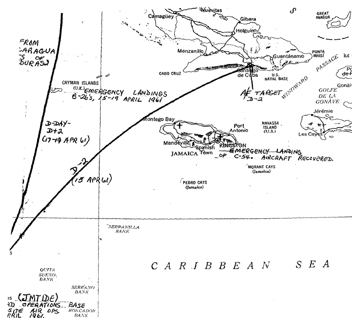 Bay of Pigs CIA Plan Map