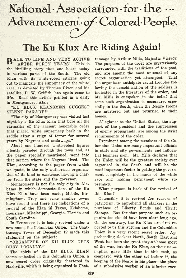 The Crisis Volume 17, Number 5, Page 229 - March 1919