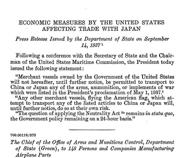 September-14-1937-Economic-measures-by-the-United-States-affecting-trade-with-Japan
